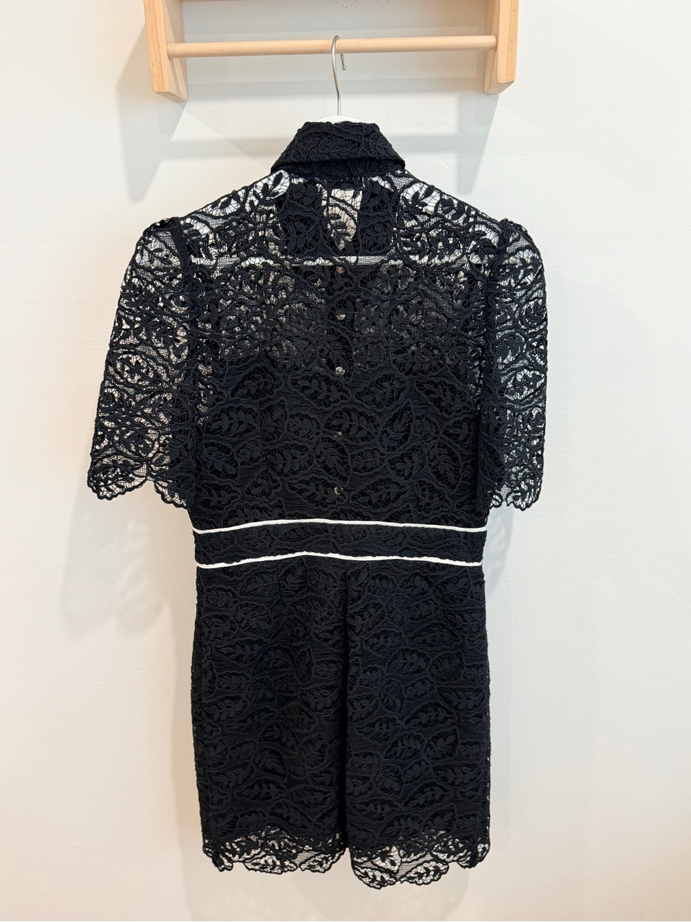 Sandro Black Lace Dress - Picture 3 of 4